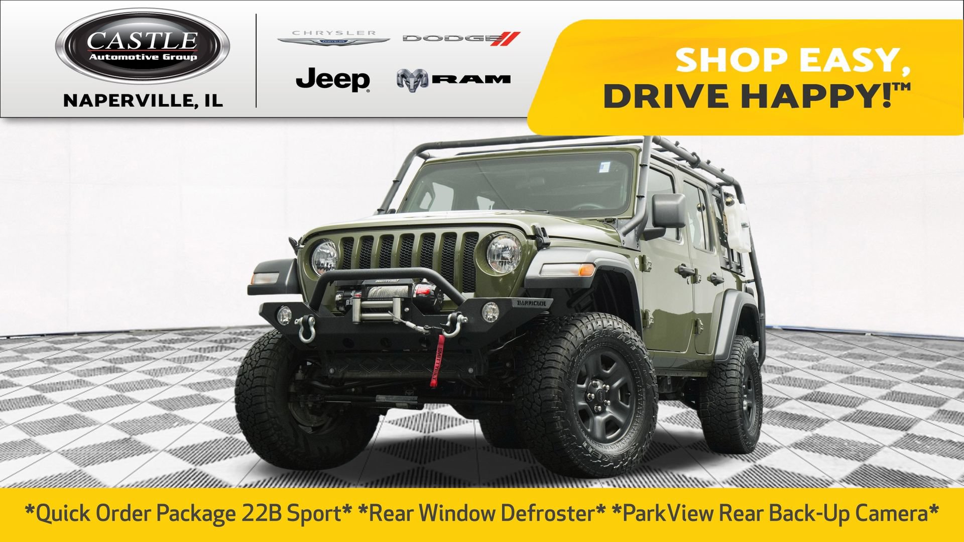 Used 2021 Jeep Wrangler Unlimited Sport AWD/4WD video 1