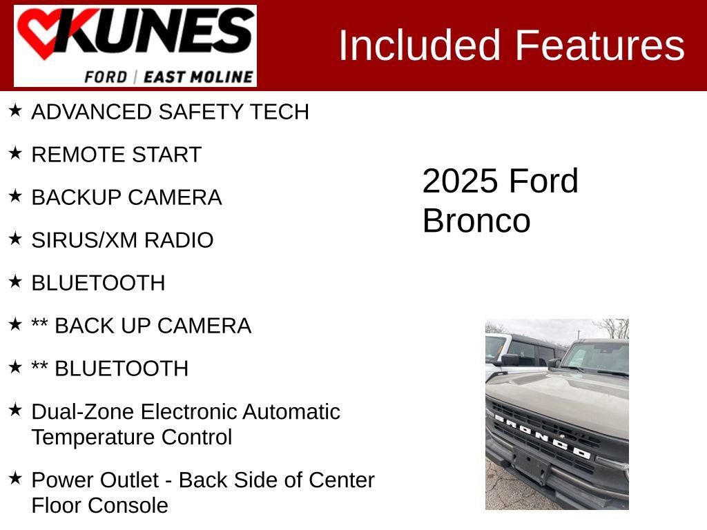 Used 2025 Ford Bronco Big Bend image 2