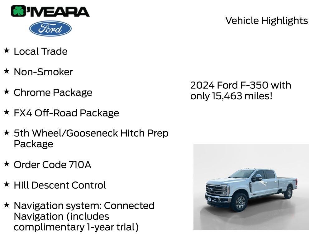 Used 2024 Ford F350 King Ranch w/ Chrome Package AWD/4WD image 8