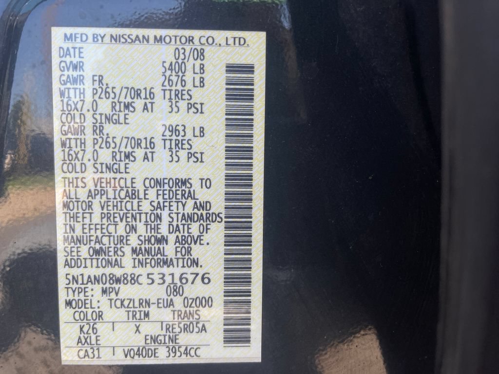 Used 2008 Nissan Xterra S AWD/4WD image 31