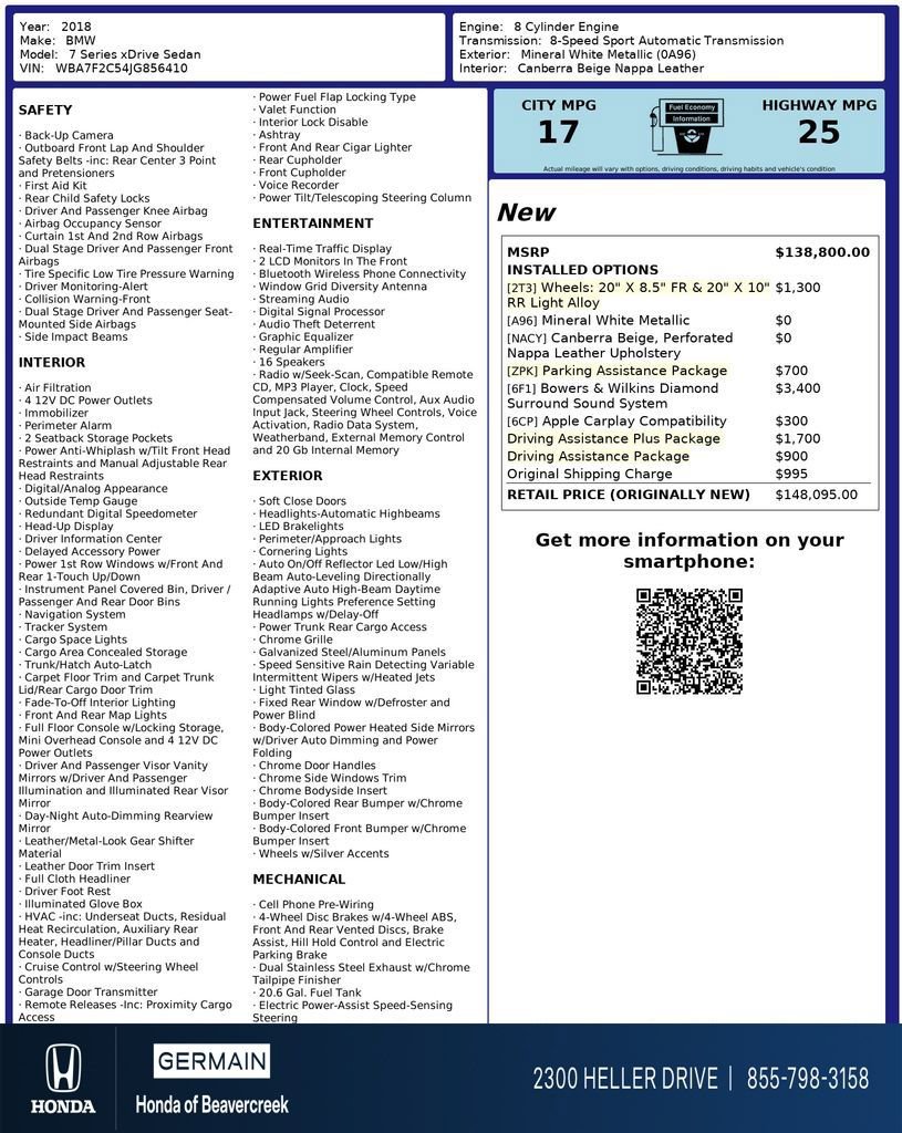 Used 2018 BMW ALPINA B7 xDrive image 34