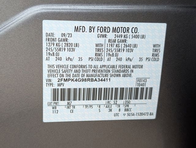 Used 2024 Ford Edge SE w/ Black Appearance Package AWD/4WD image 28