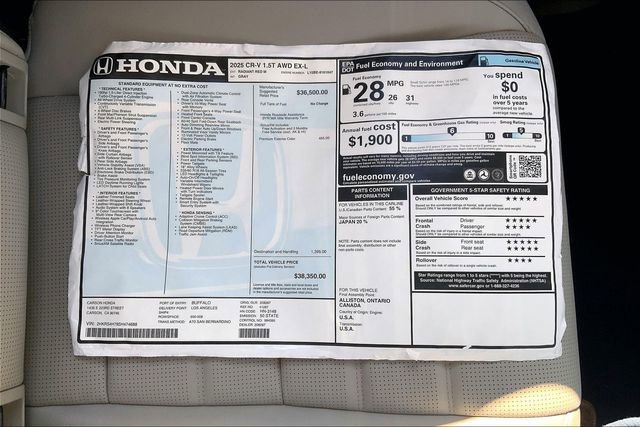 New 2025 Honda CR-V EX-L image 14