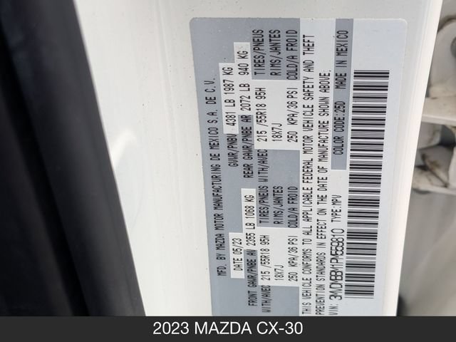 Used 2023 MAZDA CX-30 AWD 2.5 S w/ Select Package image 26