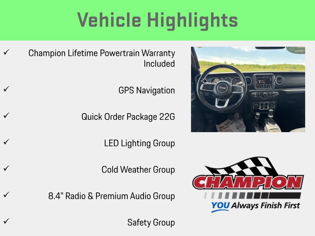 Used 2021 Jeep Wrangler Unlimited Sahara w/ Uconnect 4C Nav & Sound Group AWD/4WD image 12