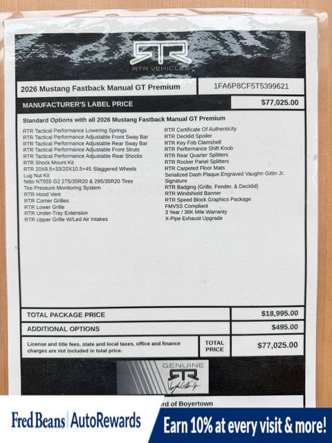 New 2026 Ford Mustang GT Premium RWD image 6