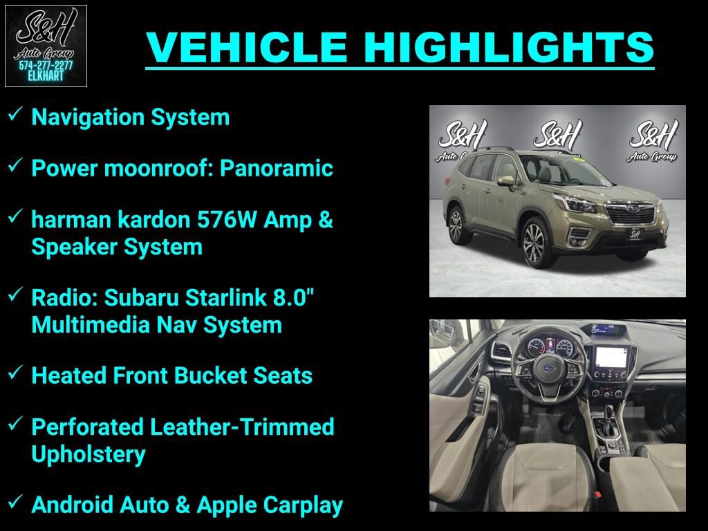 Used 2021 Subaru Forester Limited w/ Popular Package #3 AWD/4WD image 3