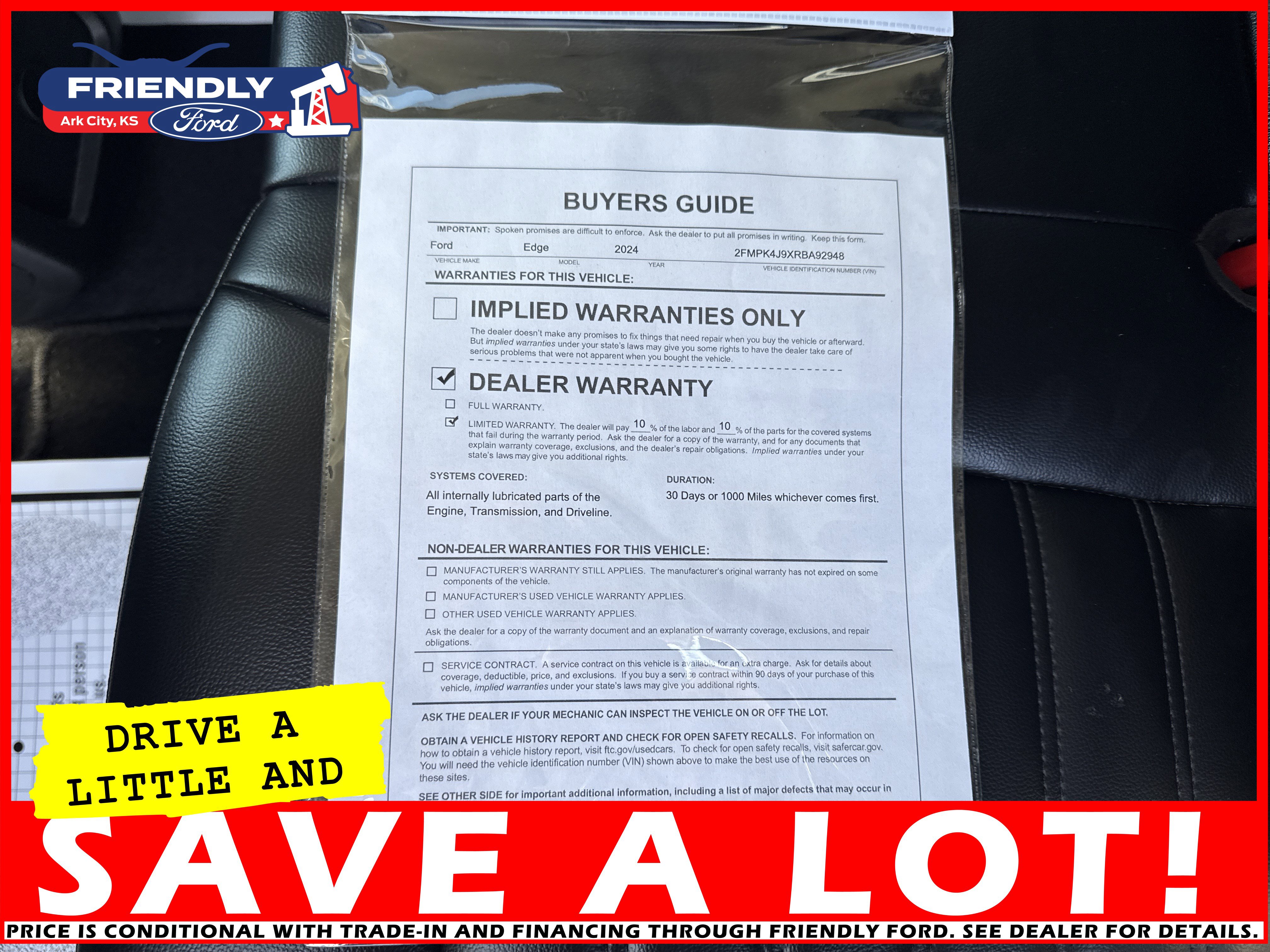 Used 2024 Ford Edge SEL image 21