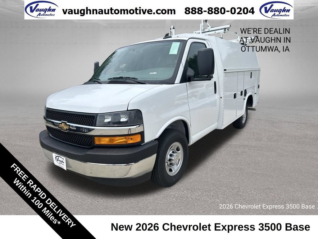 New 2026 Chevrolet Express 3500 w/ Power Convenience Package