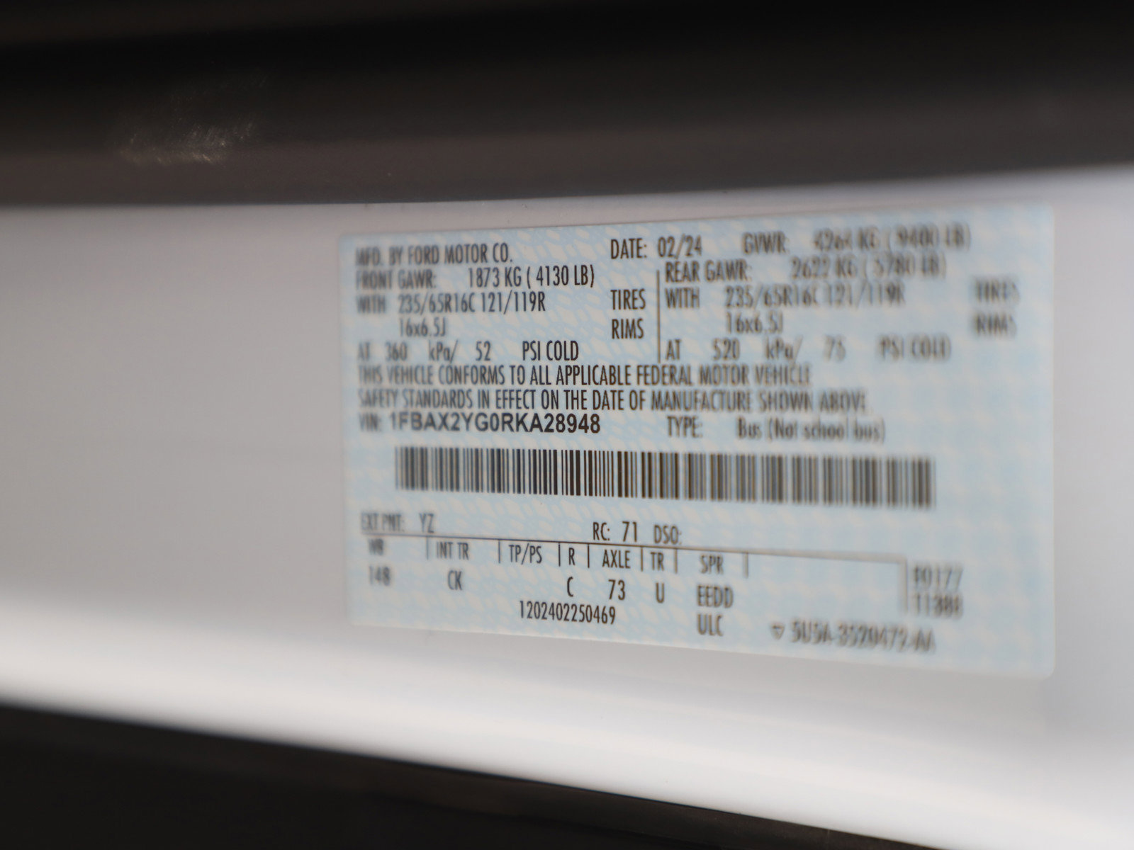 Used 2024 Ford Transit 350 XLT image 29