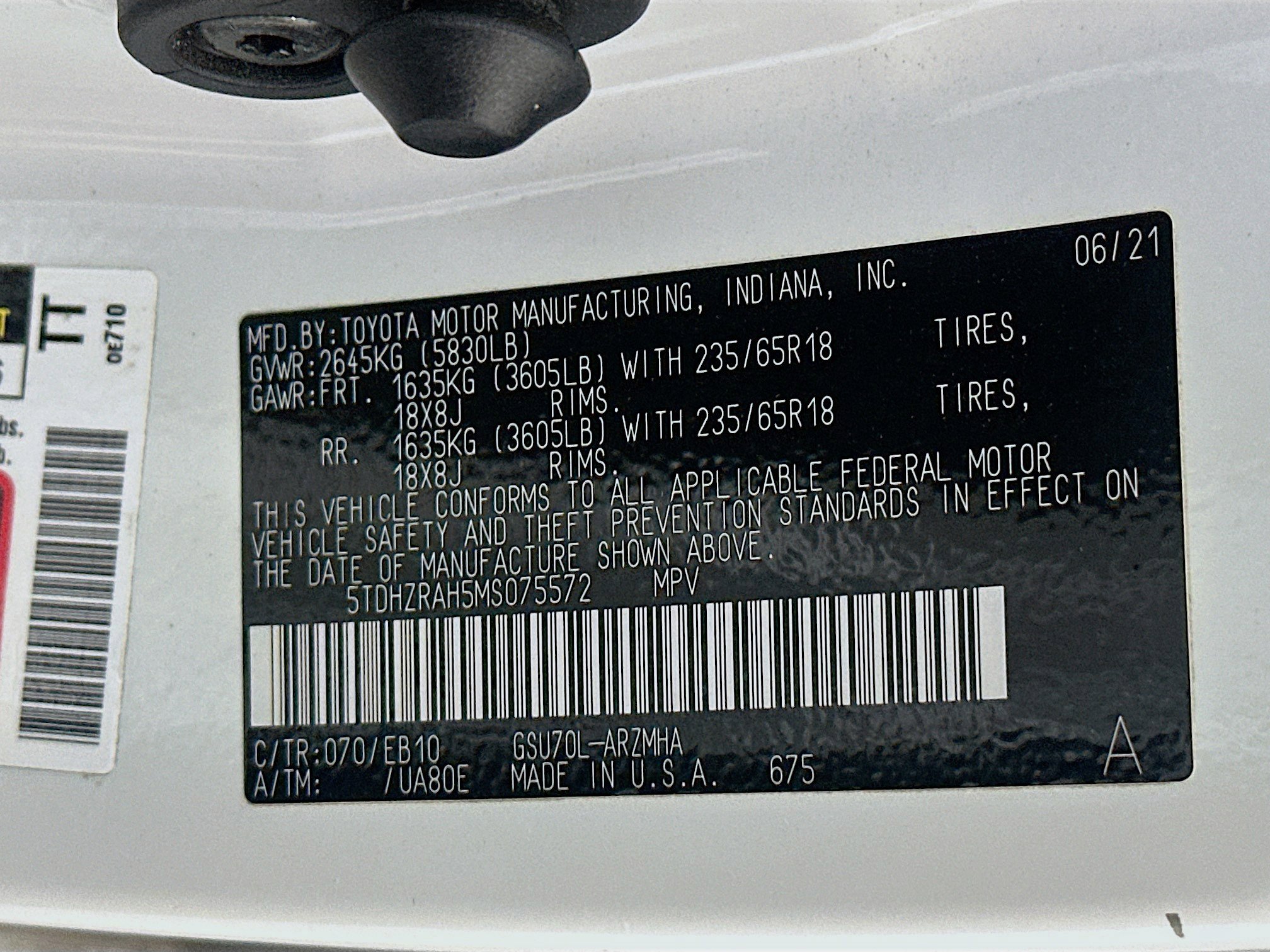 Used 2021 Toyota Highlander XLE FWD image 12