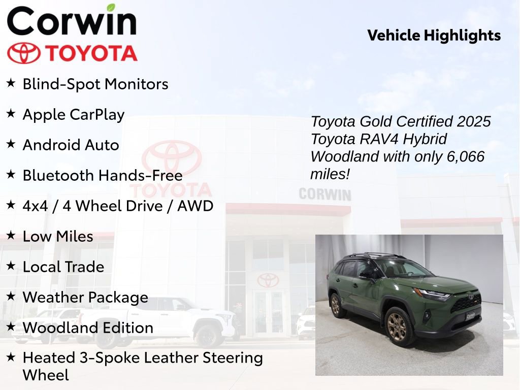 Certified 2025 Toyota RAV4 Woodland Edition w/ Weather Package AWD/4WD image 9