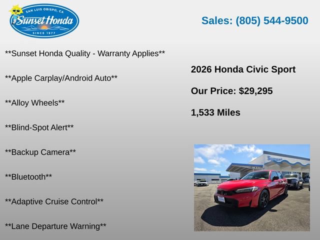 Used 2026 Honda Civic Sport image 5