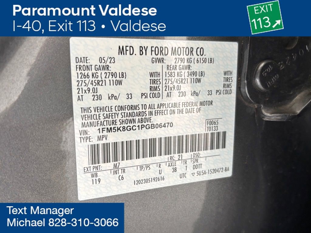 Used 2023 Ford Explorer ST w/ Equipment Group 401A image 30