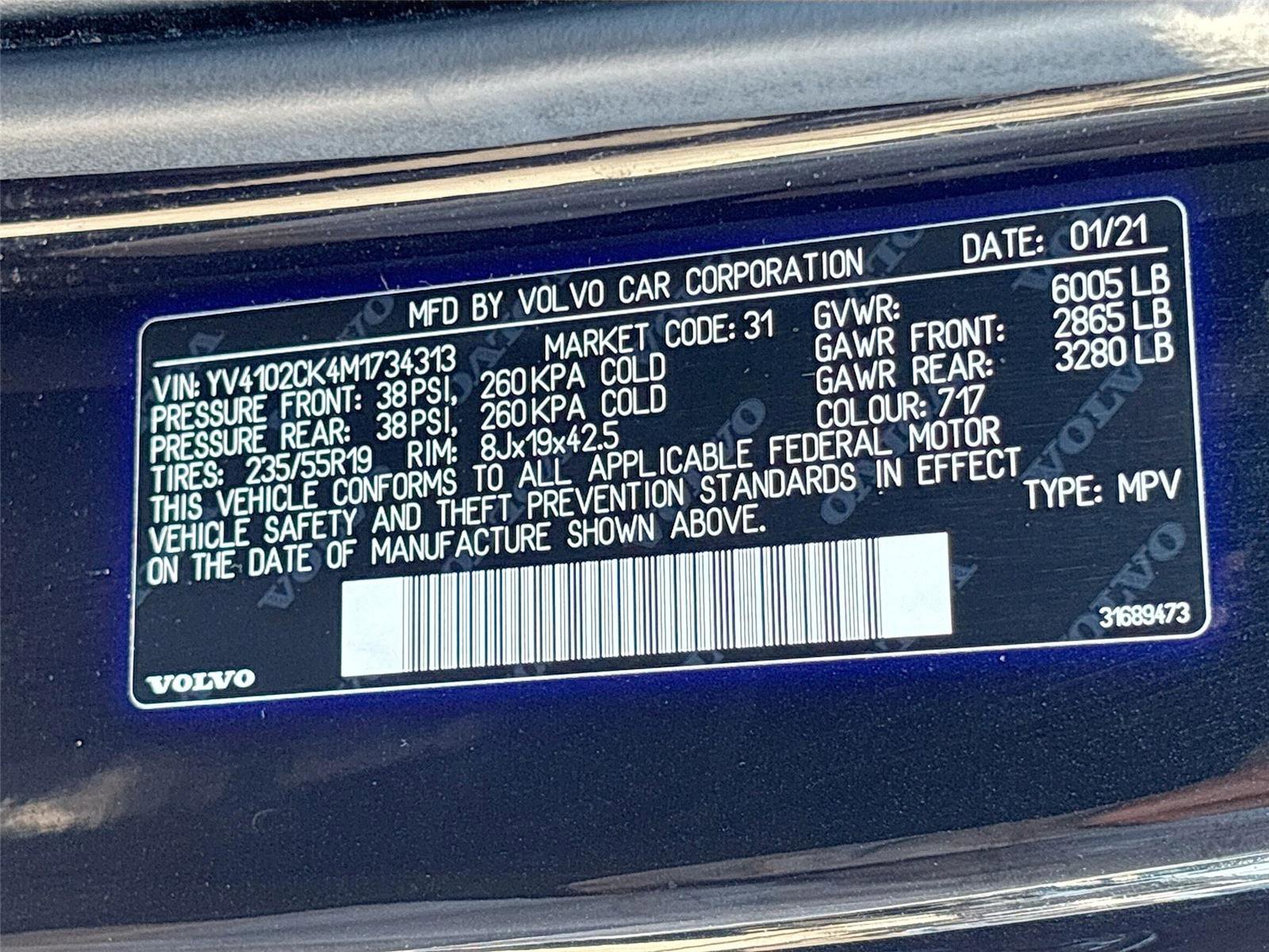 Used 2021 Volvo XC90 T5 Momentum w/ Climate Package FWD image 36