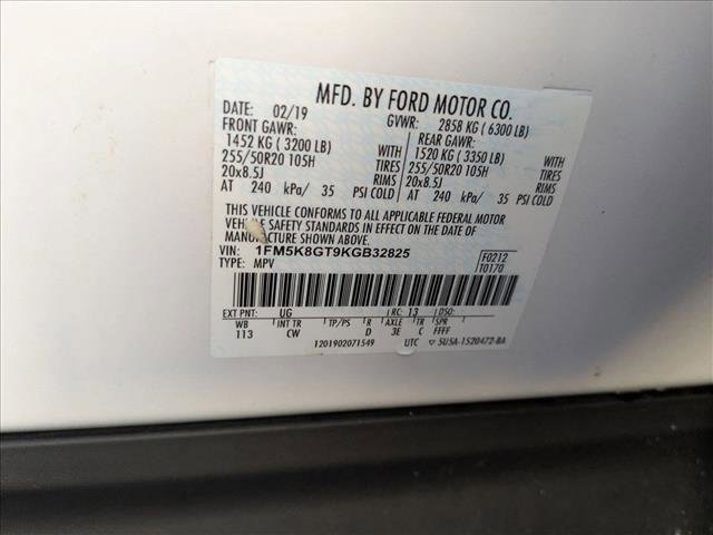 Used 2019 Ford Explorer Sport w/ Equipment Group 401A image 15