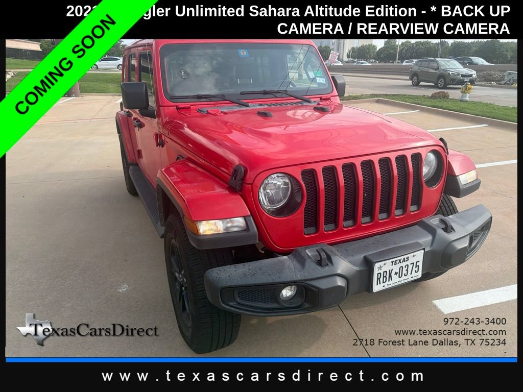 Used 2021 Jeep Wrangler Unlimited Sahara AWD/4WD image 5