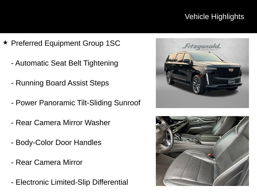 Used 2024 Cadillac Escalade ESV Sport AWD/4WD image 9