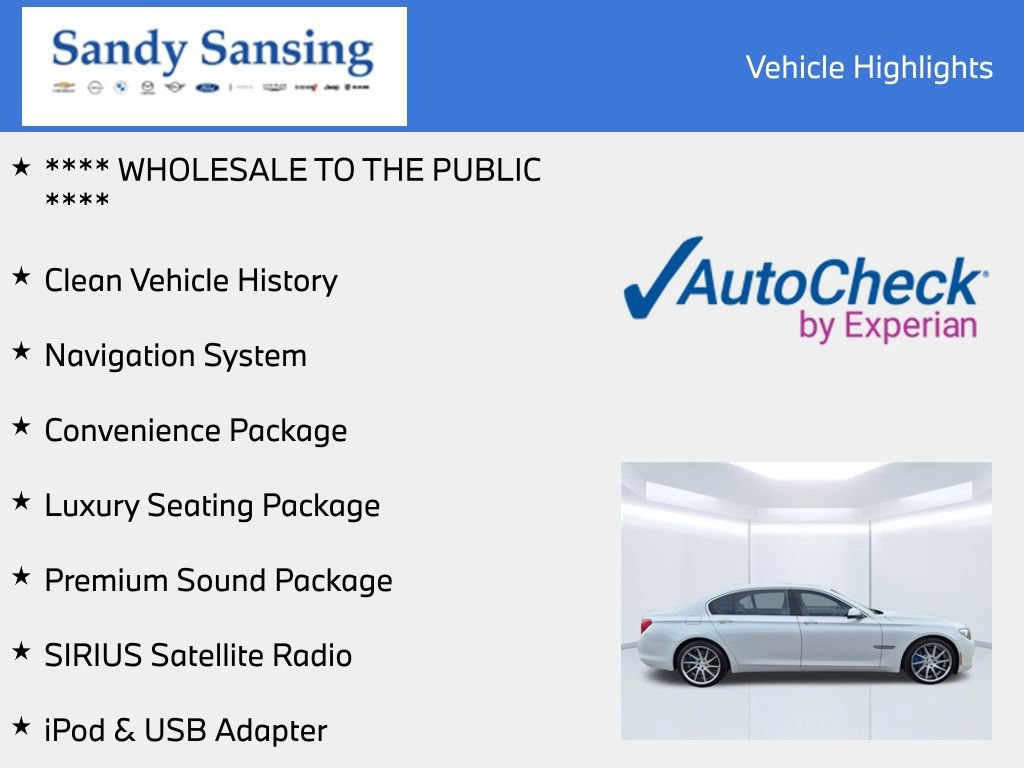 Used 2009 BMW 750Li RWD image 7