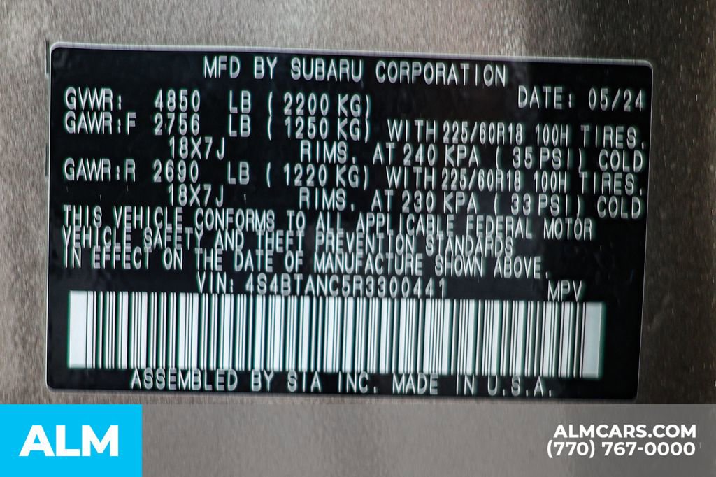 Used 2024 Subaru Outback Limited image 58