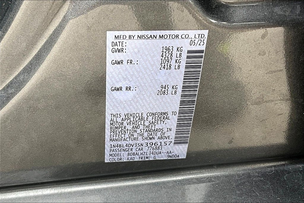 Used 2025 Nissan Altima 2.5 SV FWD image 20