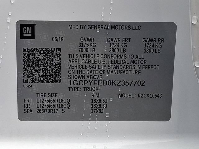 Used 2019 Chevrolet Silverado 1500 LT Trail Boss AWD/4WD image 27
