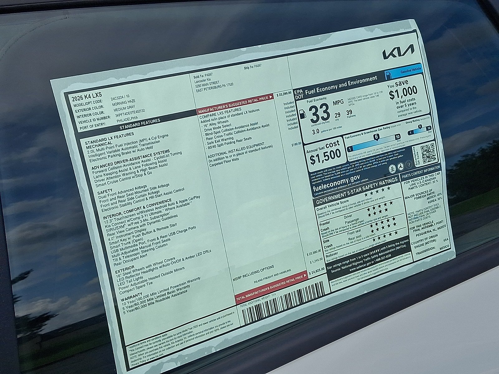 New 2026 Kia K4 FWD image 17