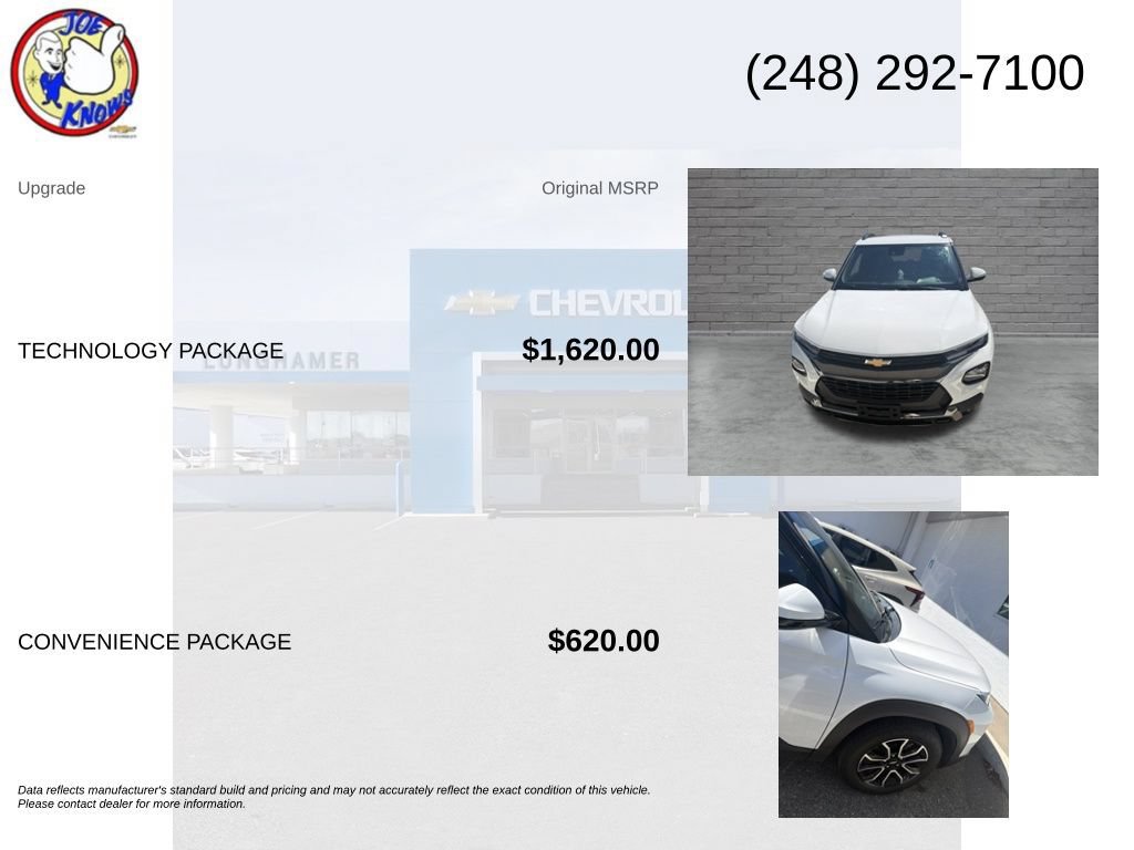 Used 2021 Chevrolet TrailBlazer ACTIV w/ Technology Package FWD image 5