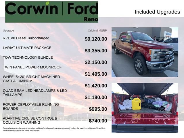Used 2019 Ford F250 Lariat w/ Lariat Ultimate Package AWD/4WD image 3