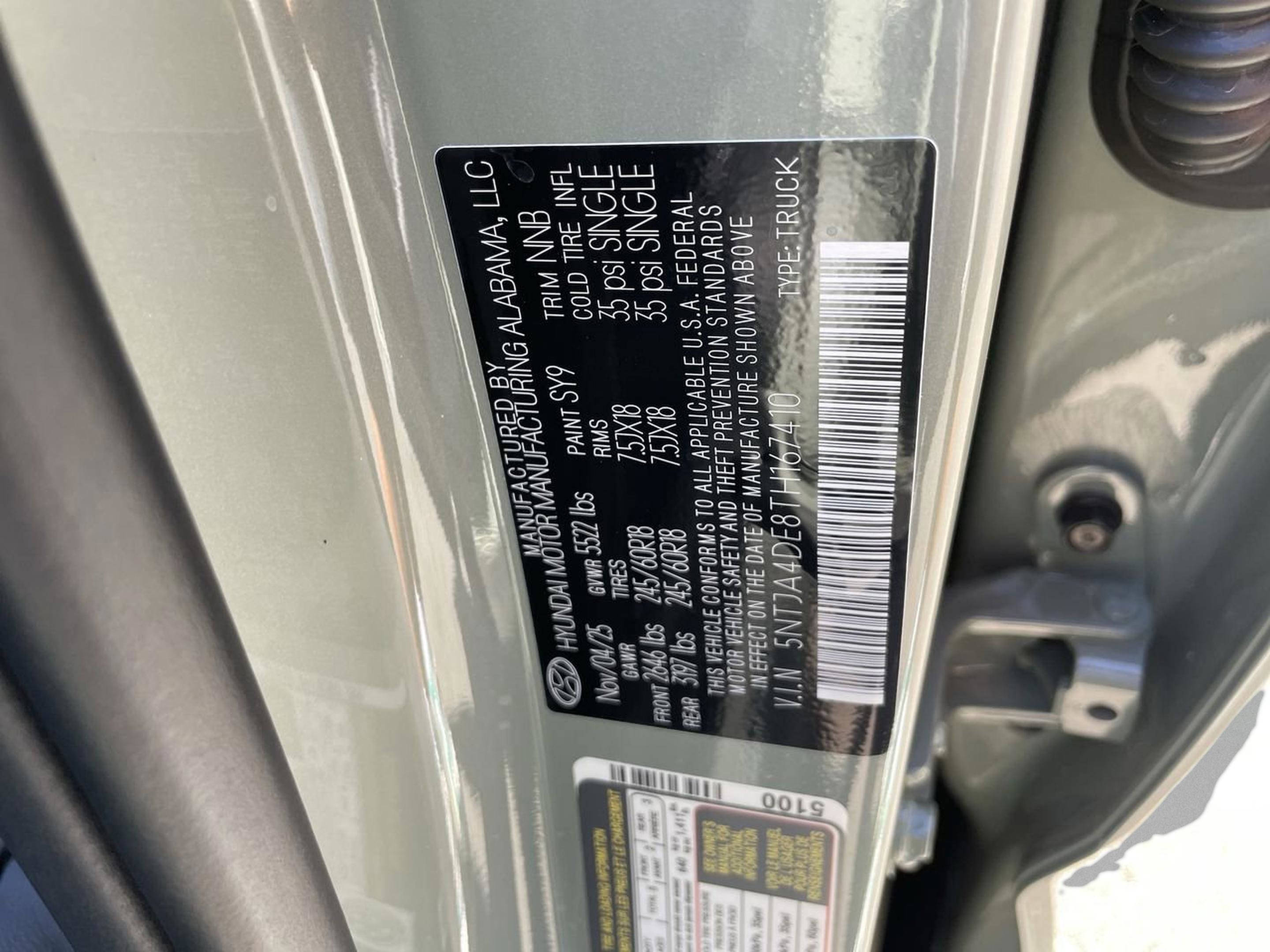 New 2026 Hyundai Santa Cruz SE image 28