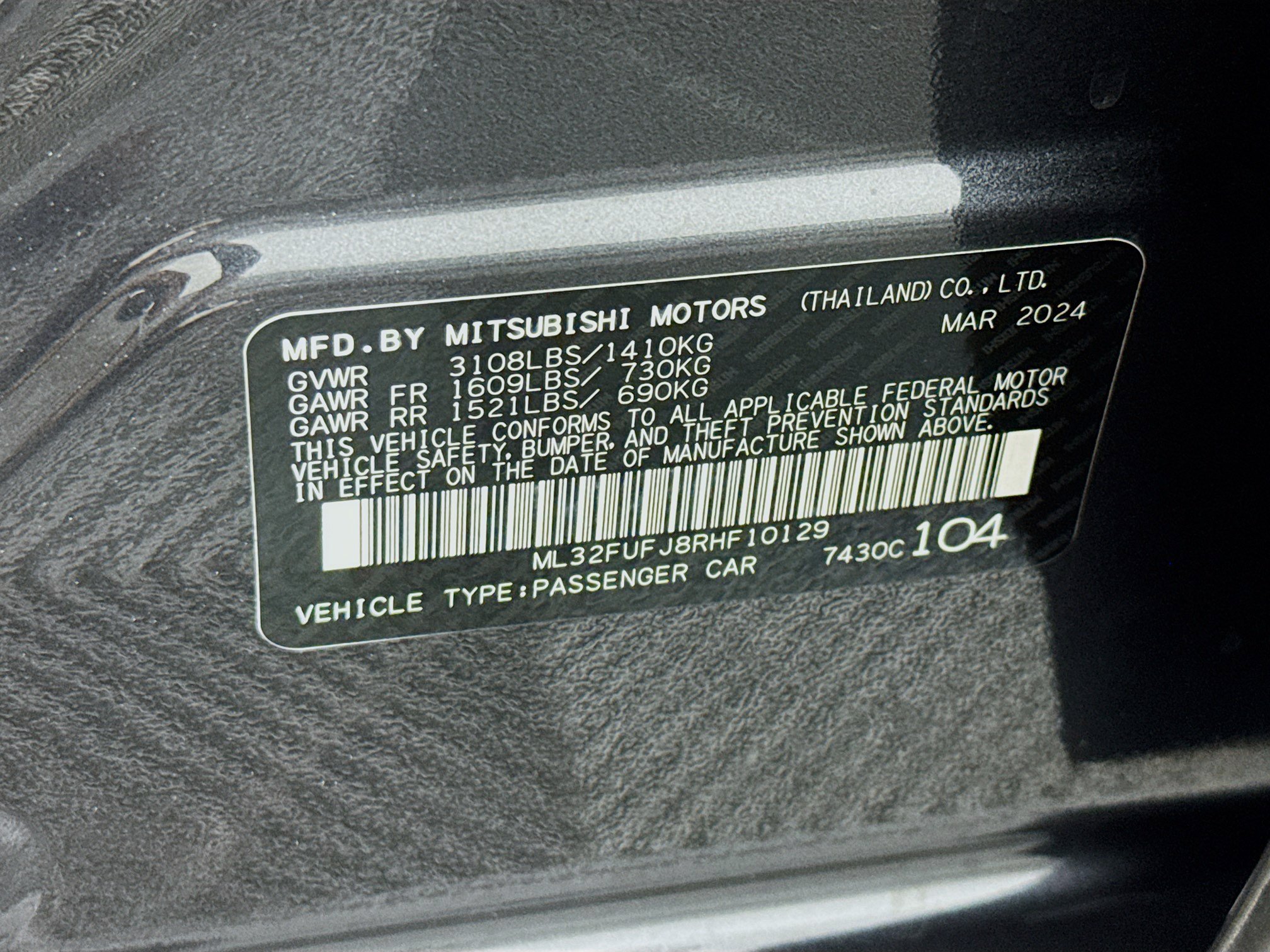 Used 2024 Mitsubishi Mirage G4 ES FWD image 37