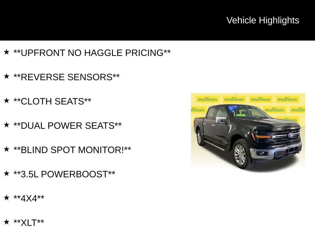 Certified 2024 Ford F150 XLT w/ Equipment Group 302A MID image 12