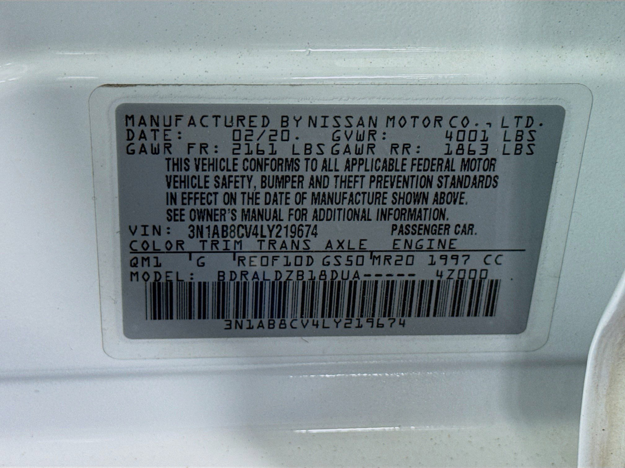 Used 2020 Nissan Sentra SV FWD image 40