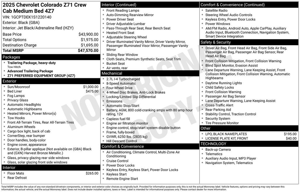 Certified 2025 Chevrolet Colorado Z71 image 11