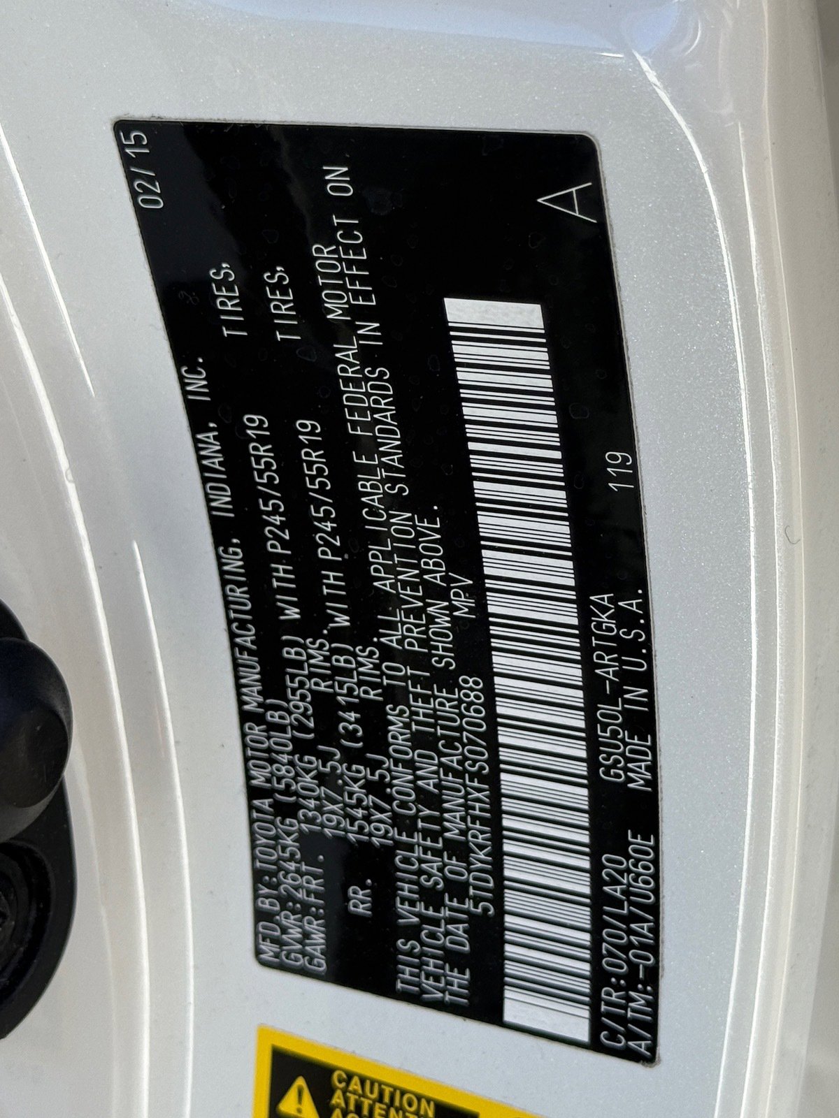 Used 2015 Toyota Highlander Limited FWD image 32