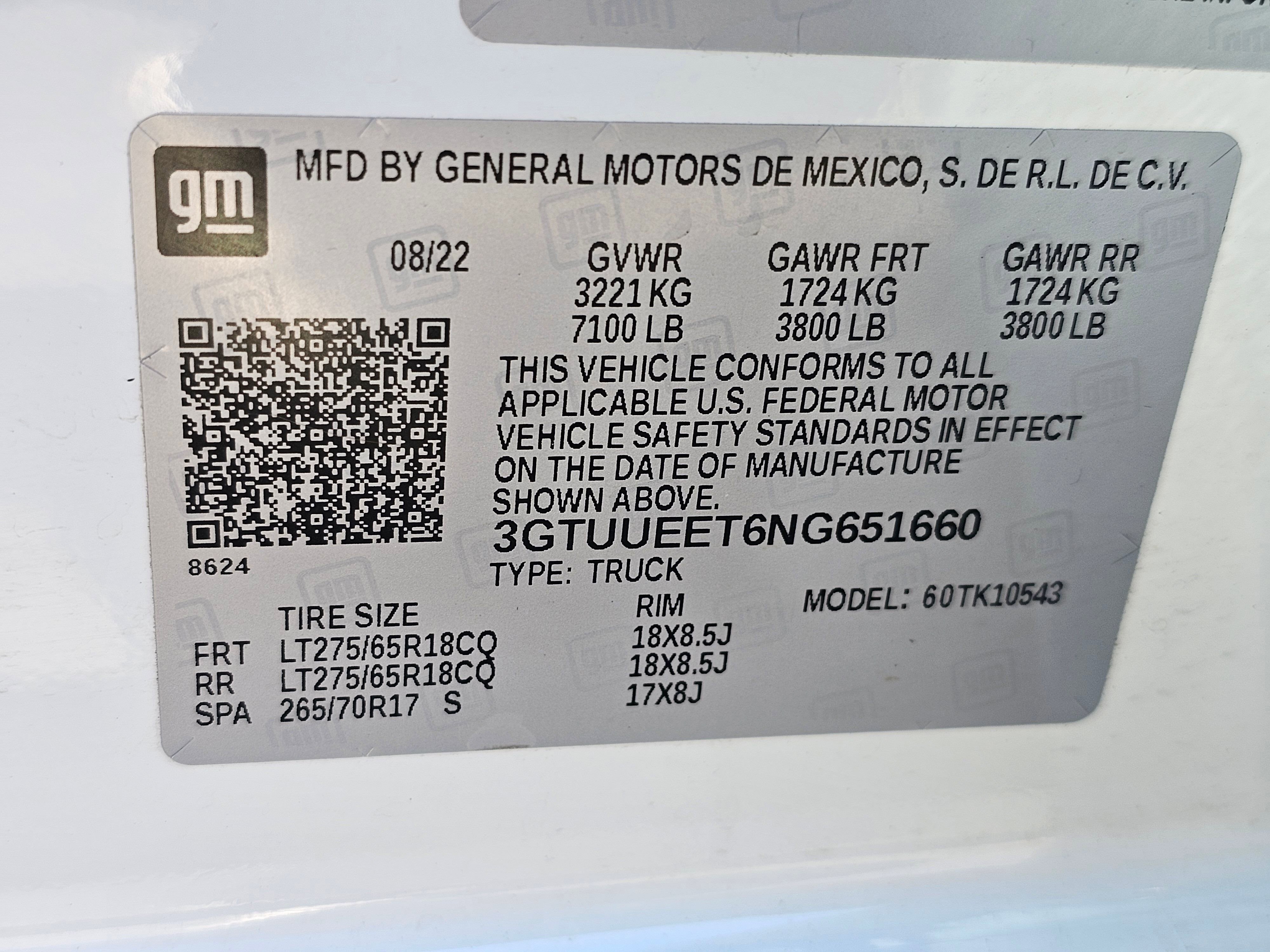 Used 2022 GMC Sierra 1500 AT4 w/ AT4 Preferred Package image 29