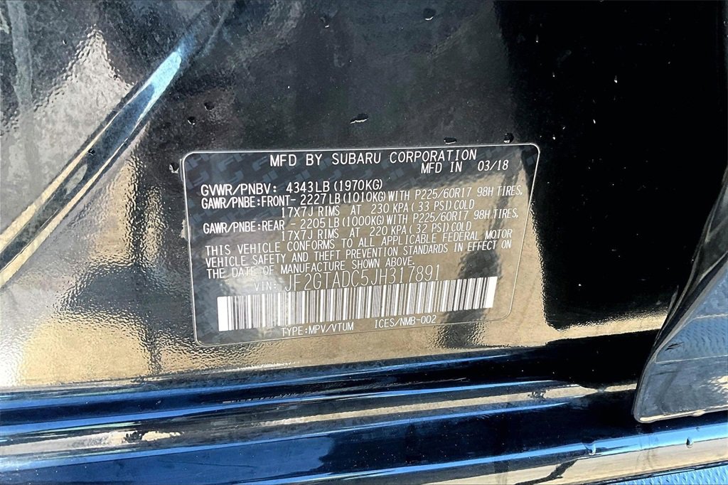 Used 2018 Subaru Crosstrek 2.0i Premium w/ Eyesight System image 25