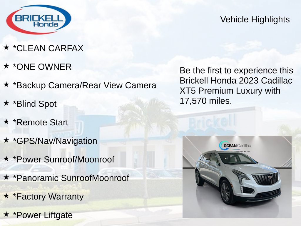 Used 2023 Cadillac XT5 Premium Luxury FWD image 8