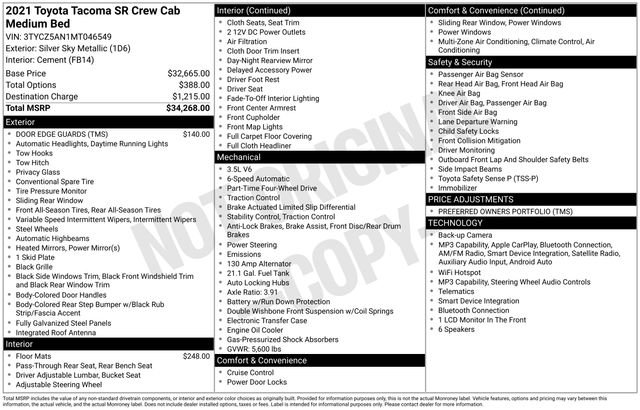 Used 2021 Toyota Tacoma SR image 12