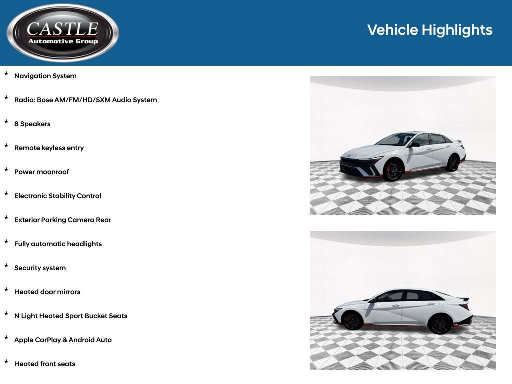 New 2026 Hyundai Elantra N FWD image 3