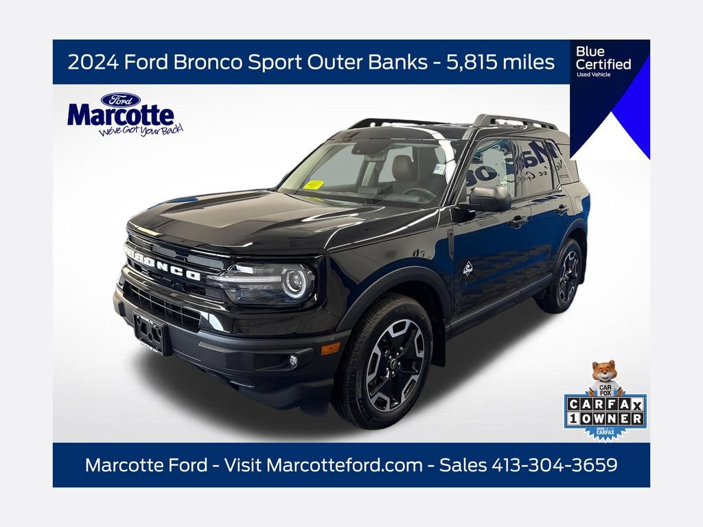 Certified 2024 Ford Bronco Sport Outer Banks w/ Tech Package AWD/4WD image 1