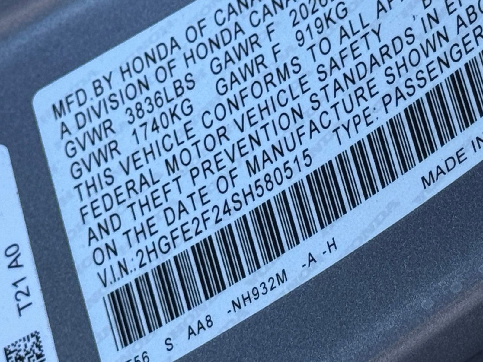 Used 2025 Honda Civic LX image 27