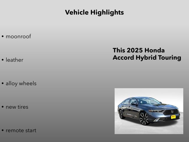 New 2025 Honda Accord Touring image 15