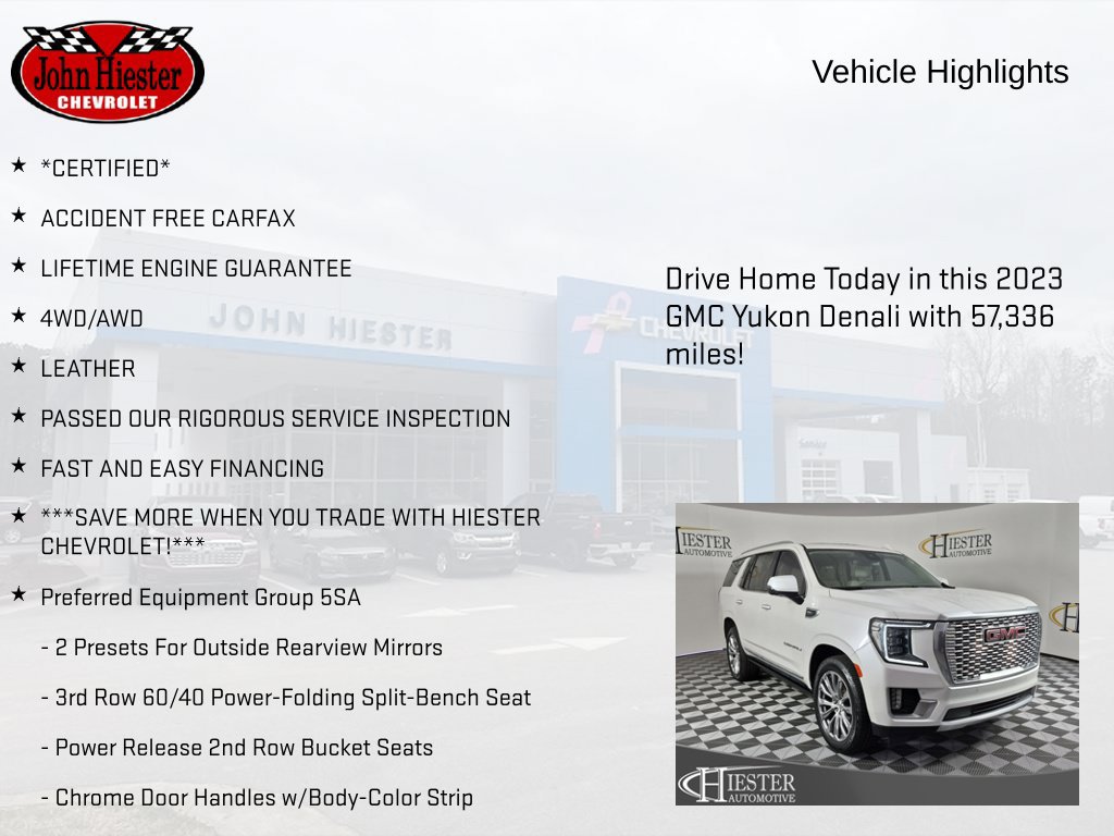 Certified 2023 GMC Yukon Denali AWD/4WD image 6