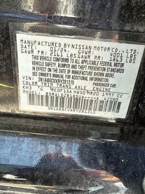 Certified 2024 Nissan Sentra SV FWD image 7