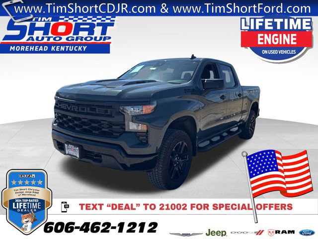 Used 2025 Chevrolet Silverado 1500 Custom Trail Boss w/ Turbomax Blackout Package image 1