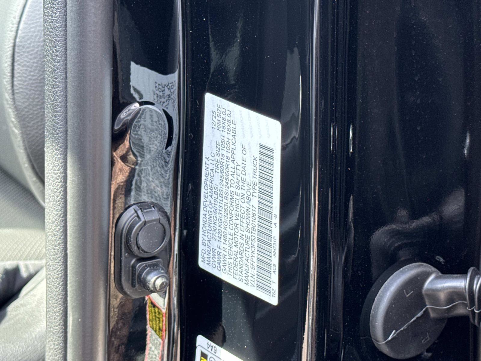 New 2026 Honda Ridgeline RTL image 25