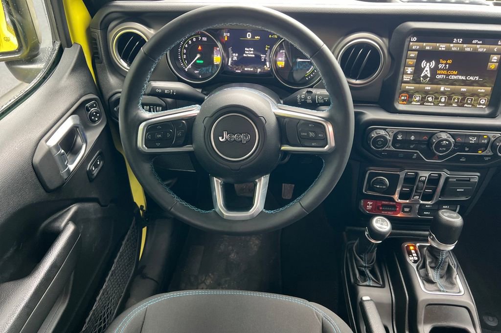 Used 2022 Jeep Wrangler Unlimited Rubicon 4xe w/ Steel Bumper Group image 14