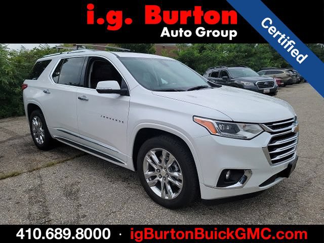 Used 2021 Chevrolet Traverse High Country w/ LPO, 'HIT The Road' Package