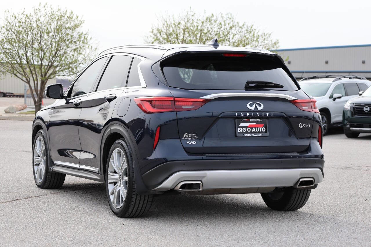 Used 2021 INFINITI QX50 Sensory w/ Accent Package image 11